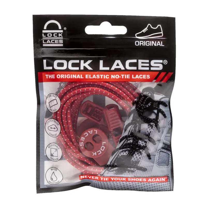 Lock Laces in Red